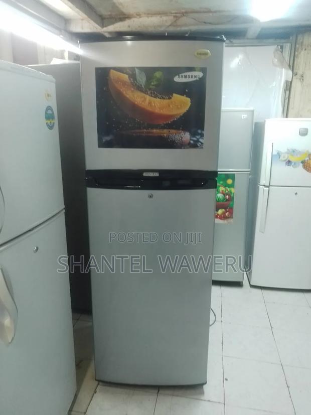 Silver Electro Cool Sumsang Refrigerator Double Door Fridge - thumbnail 3