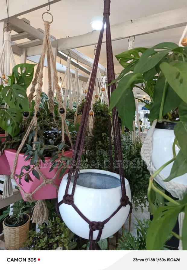 Fibreglass Hanging Pots - main view