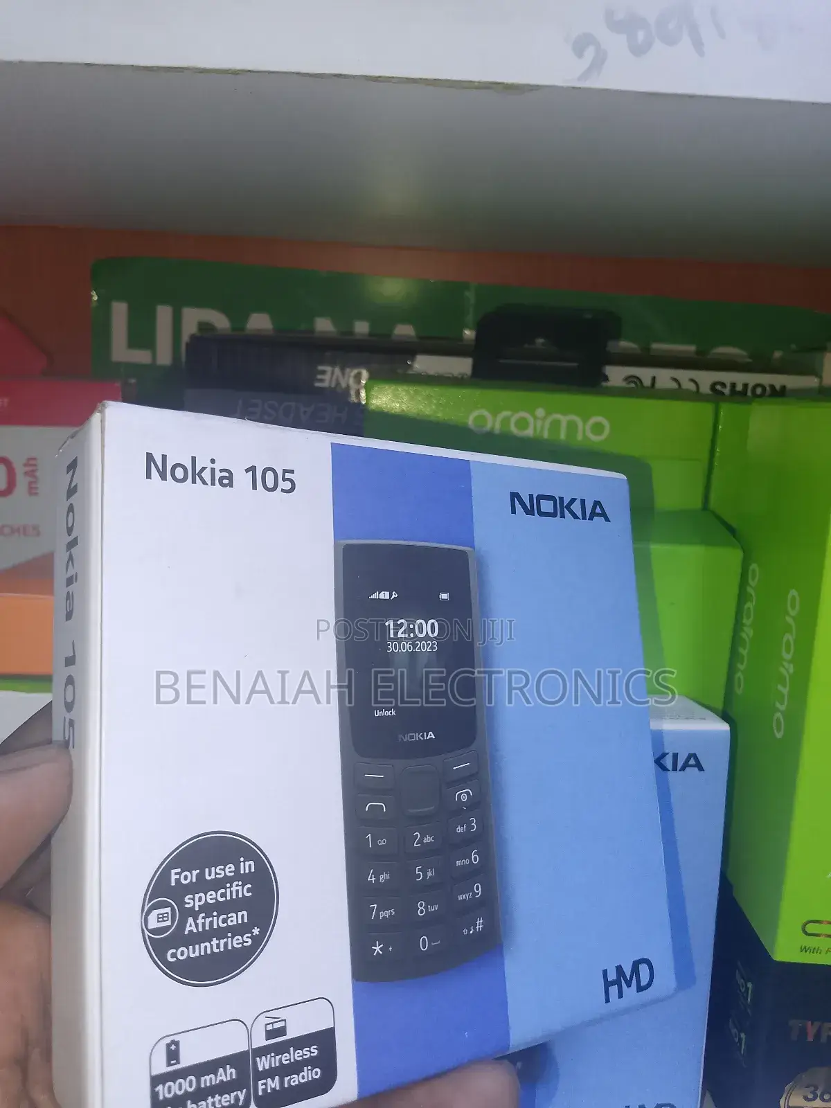 New Nokia 105 Black