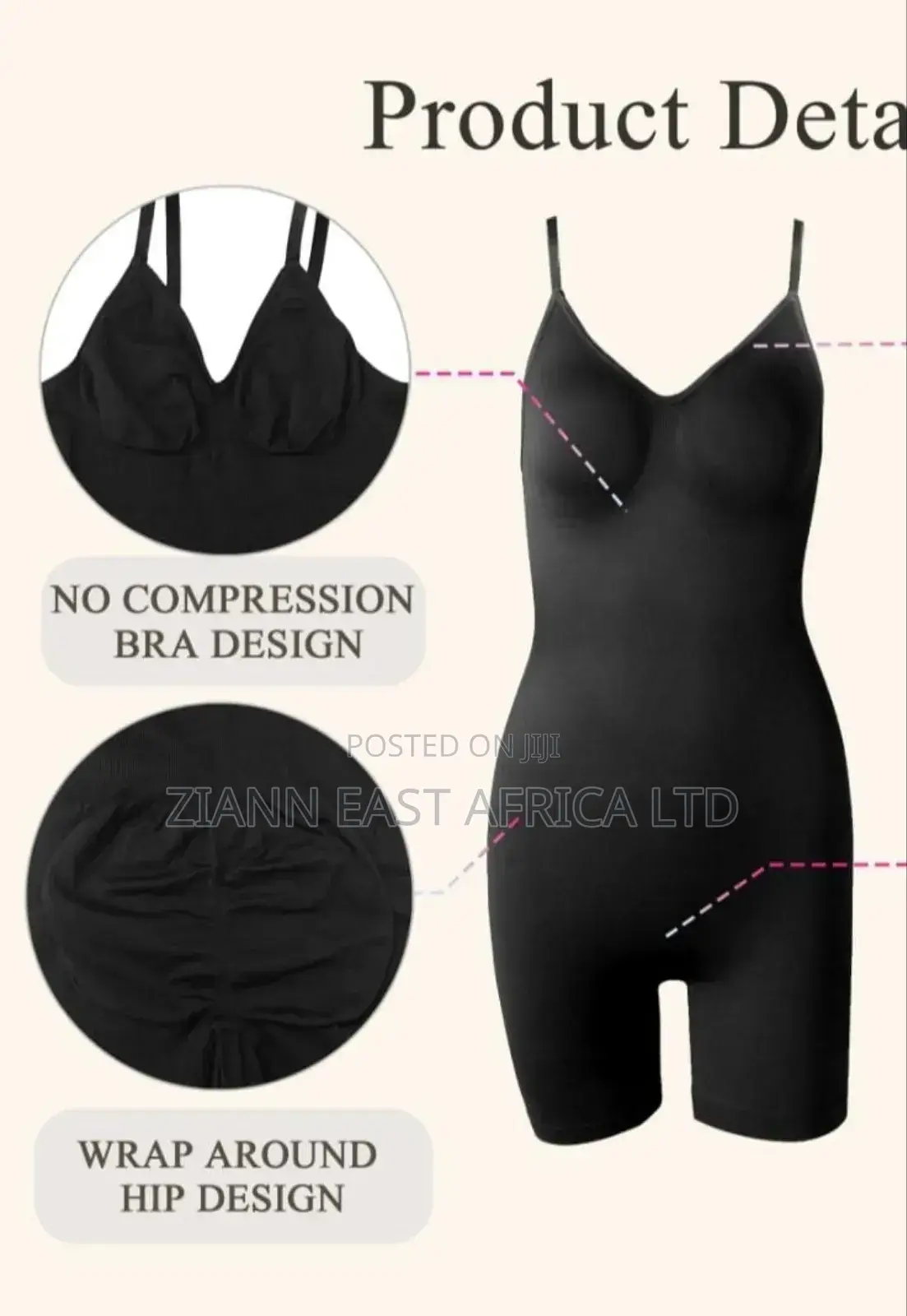 Backless Body Shaper