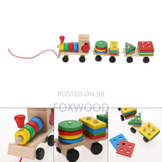 Three Small Trains Wooden Toys - thumbnail 4
