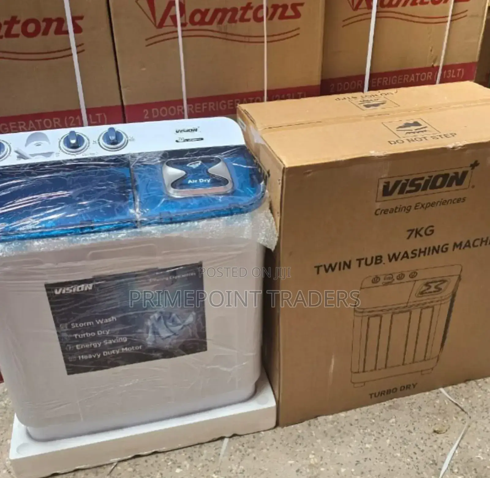 Washing Machine 7kg (Vision) Twin Tub; White