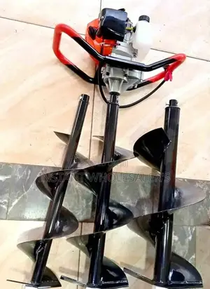 Earth Auger Machine 4 Stroke 3 Bits