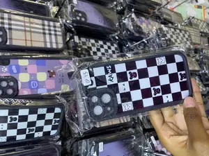 Checkered Plaid Tartan Damier Chessboard iPhone 15 Case