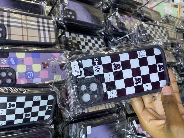 Checkered Plaid Tartan Damier Chessboard iPhone 15 Case - thumbnail 3