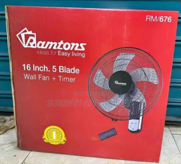 Ramtons Rm676 16′′ Wall Fans - main view