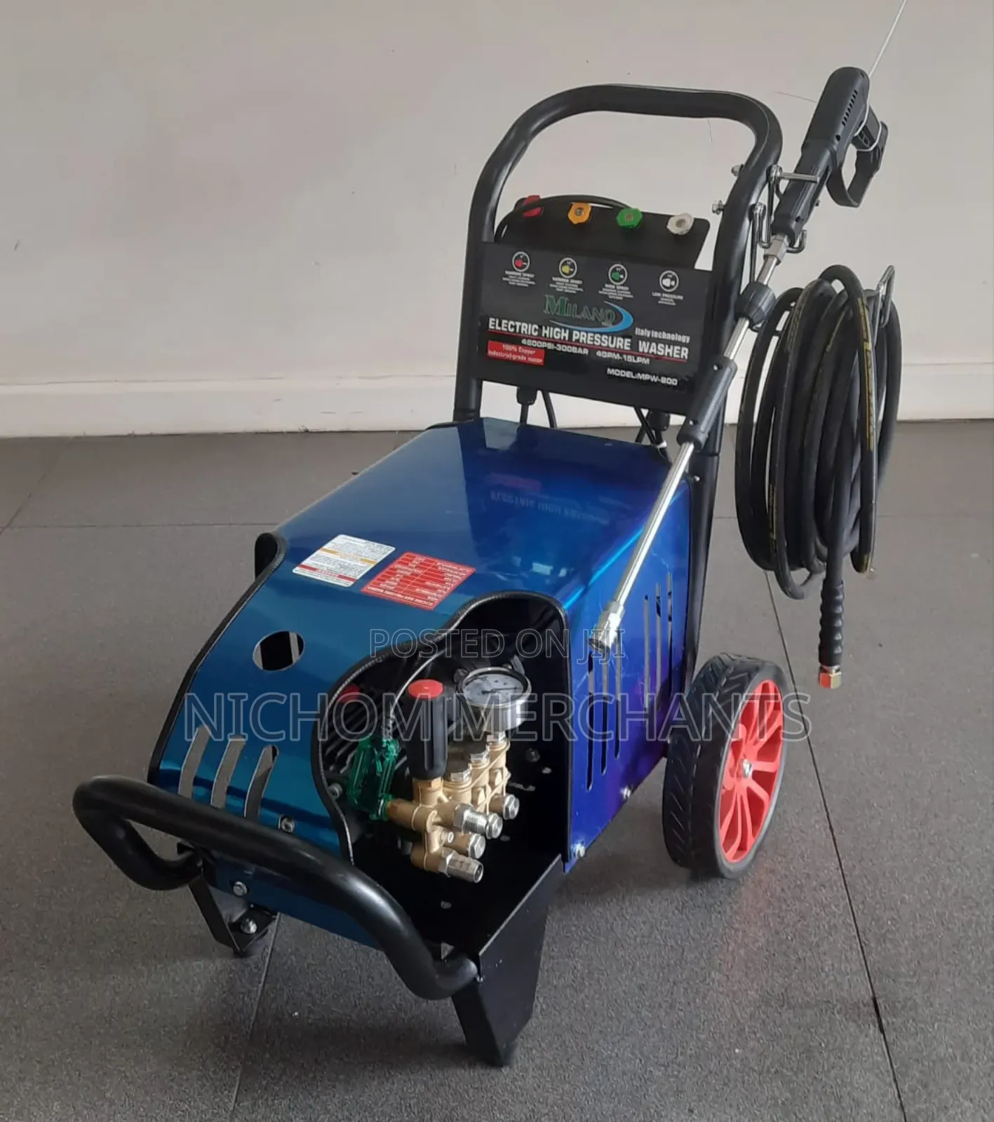 Milano Electric High Pressure Washer 4600psi 5hp Motor