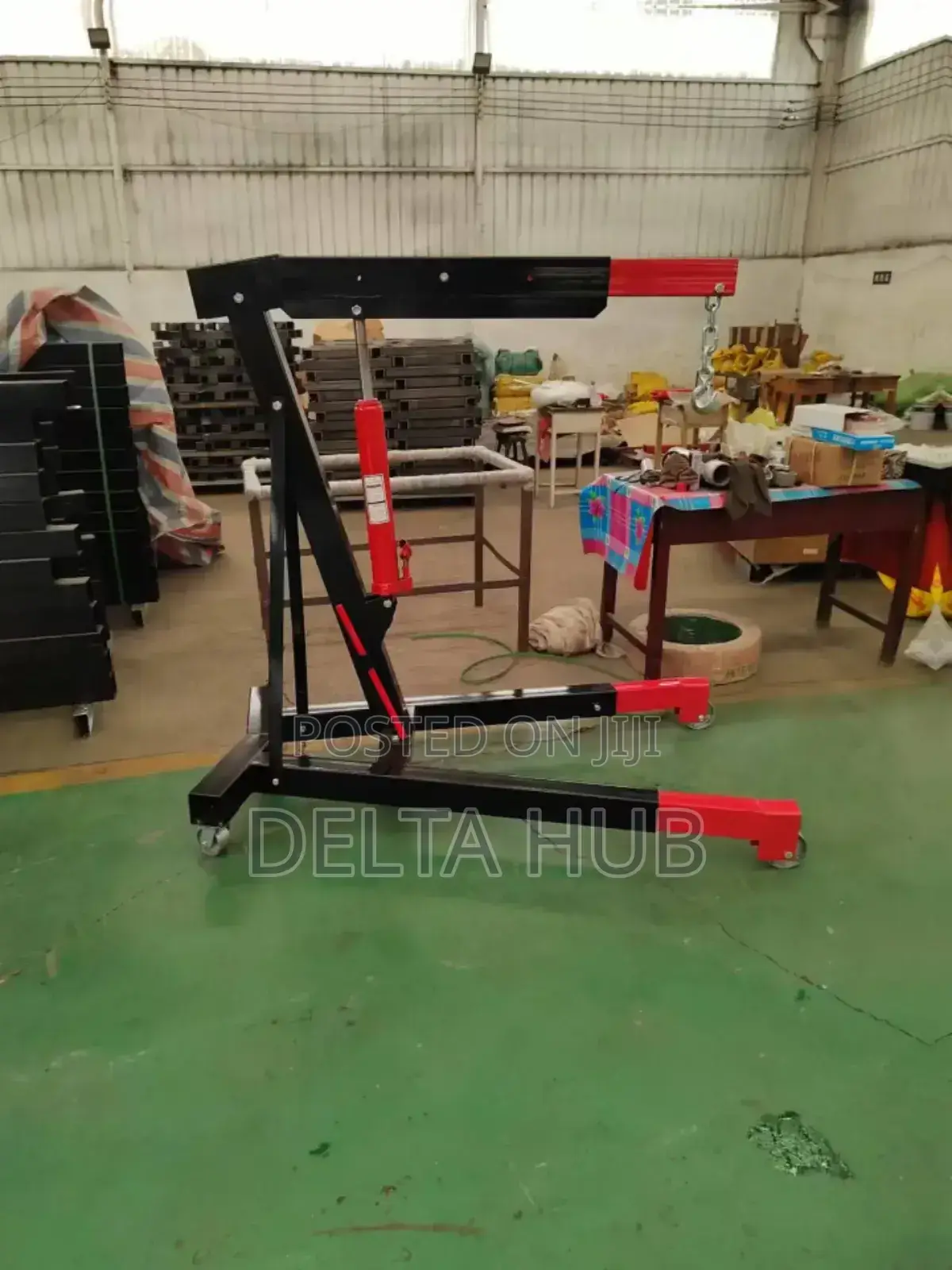 3 Ton Easy Operation Engine Lifter Crane With Wheels