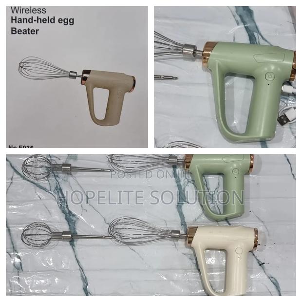 Rechargeable Hand Held Egg Mixer - main view