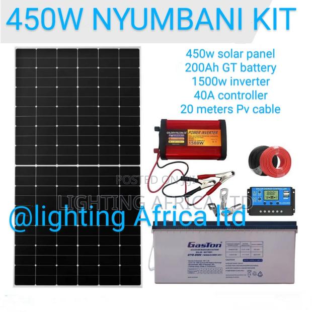 Solar Solutions 450 Watts Nyumbani Full Solar Kit 5 Years Warranty - main view