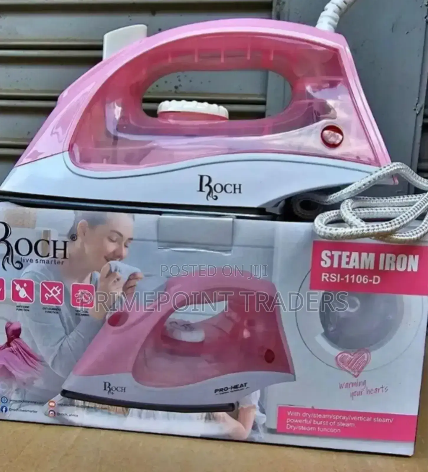 Steam Iron Box (Roch) 1106; Brand New