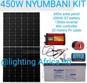 Gaston 200ah Battery - 450w Solar - 1500w Inverter -40a Controller
