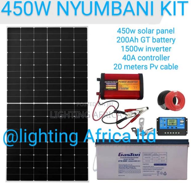 Gaston 200ah Battery - 450w Solar - 1500w Inverter -40a Controller - main view