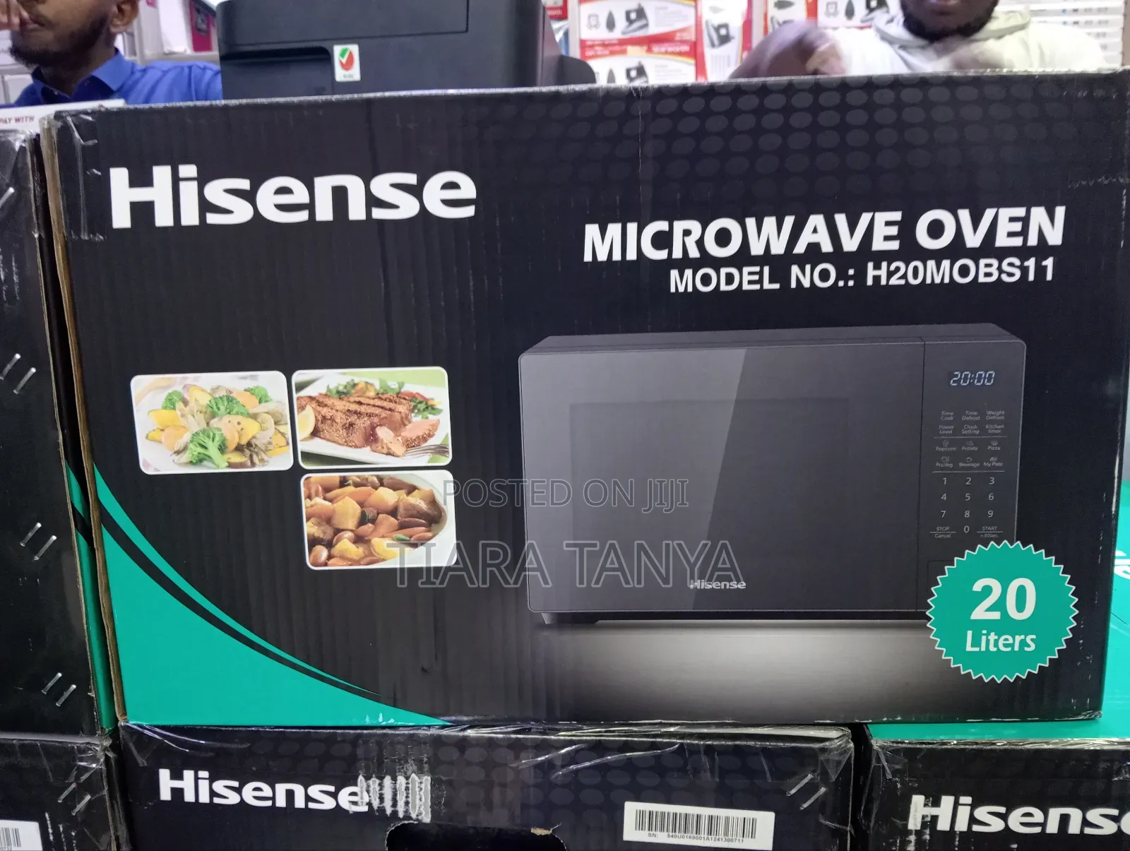 Hisense 20 Litres Digital Microwave Black