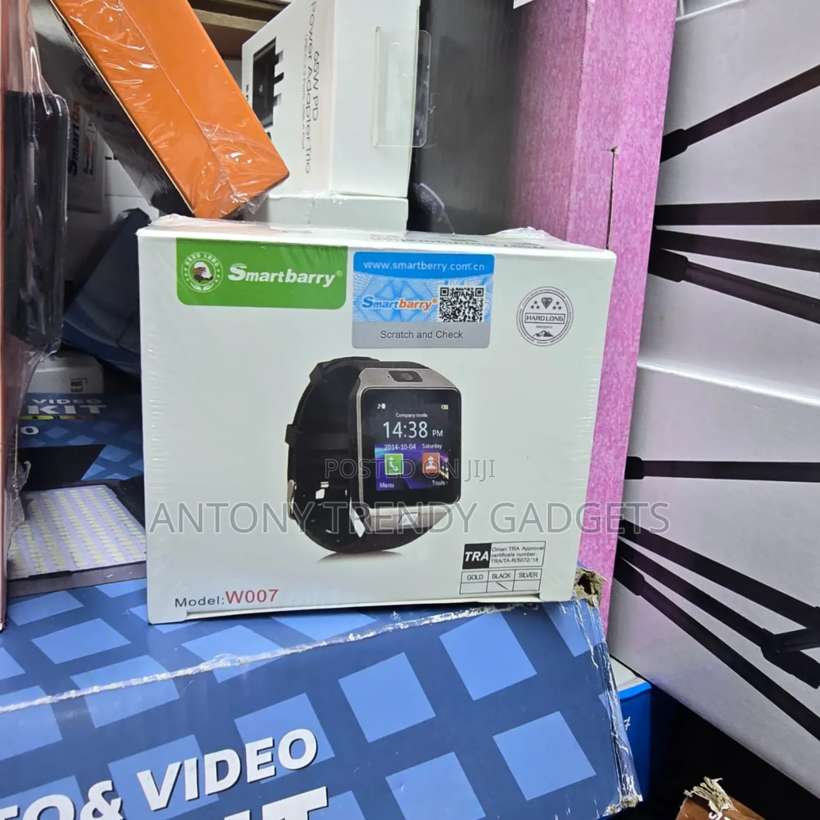 W007 Smart Watch With Sim Card And Memory Card Function