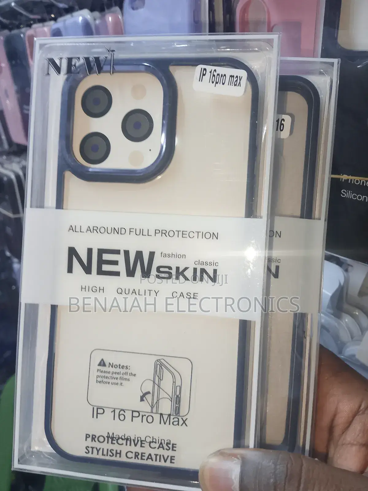 iPhone 16 Pro Max Elegant Clear High Quality Case.