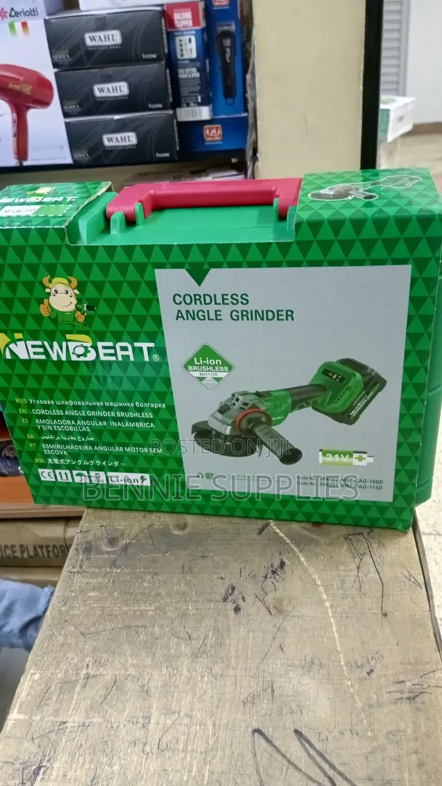 New Beat Cordless Grinder/ Cordless Grinder