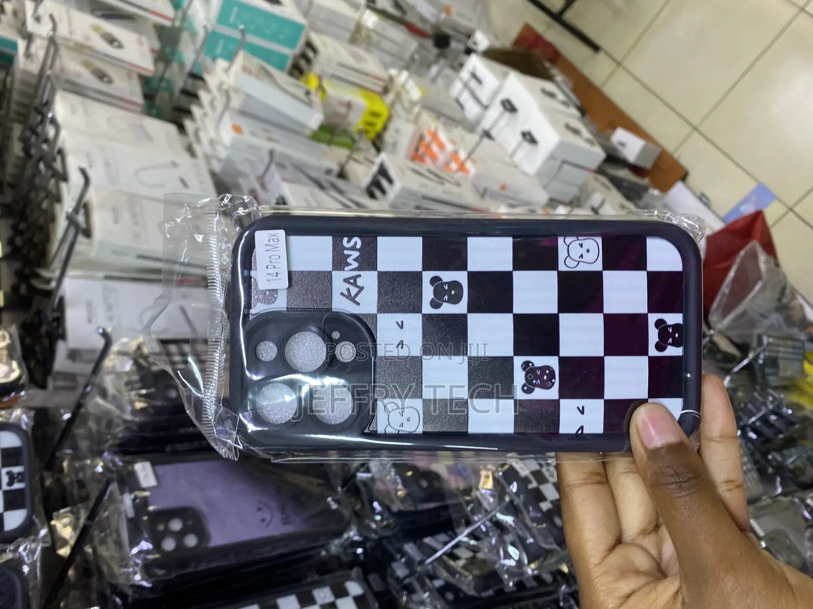 Cheker Lattice Plaid Tartan Damier iPhone 14 Pro Max Case