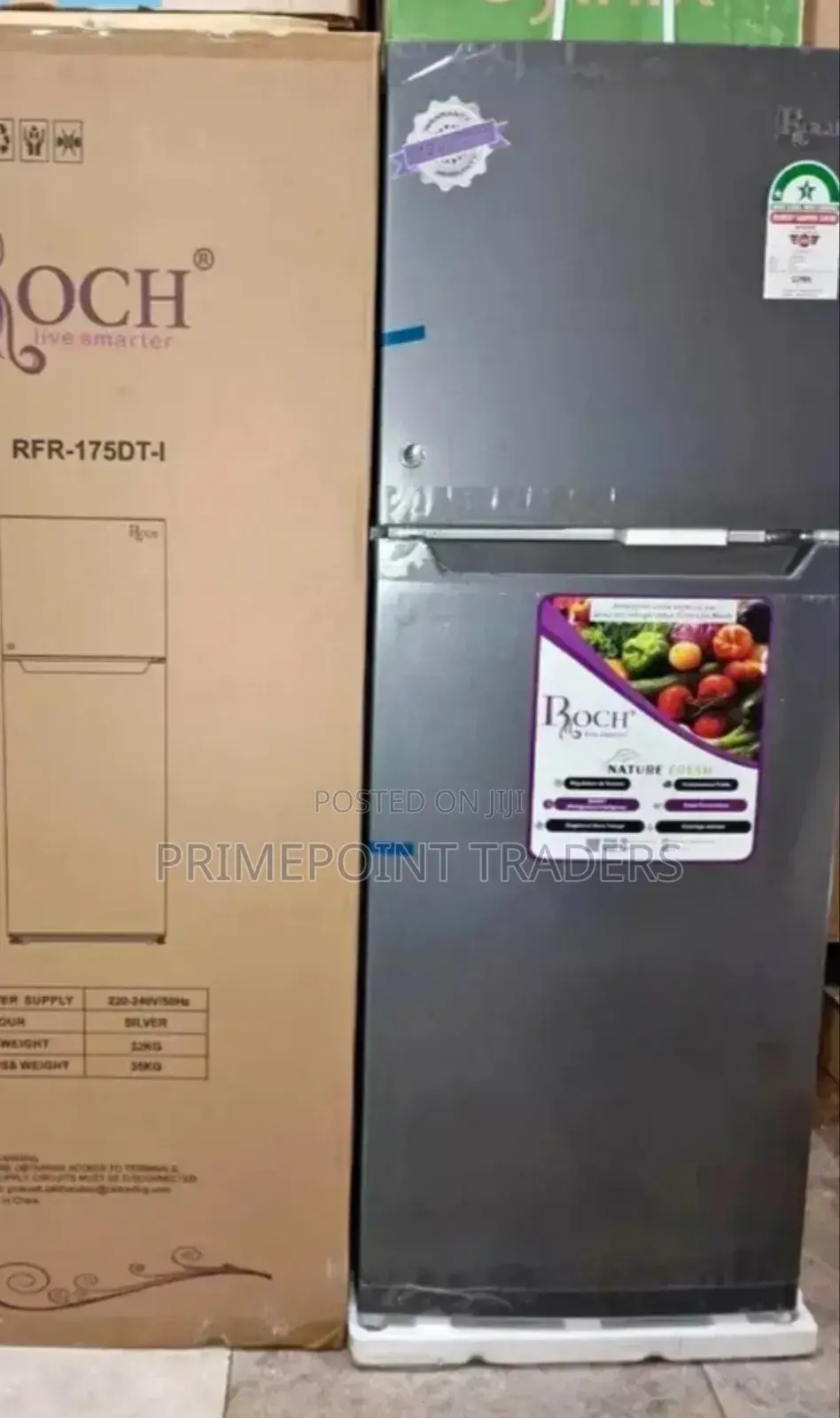 Refregirator Roch 175-Dt-I, Double Door 138 Litres