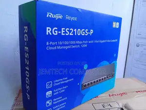 Ruijie Rg-Es210gs-P Poe Switch 10-Port Gigabit Managed