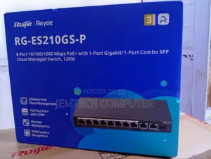 Ruijie Rg-Es210gs-P Poe Switch 10-Port Gigabit Managed