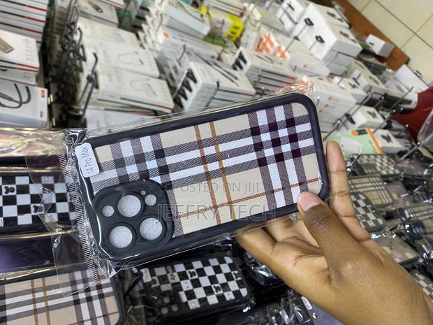 Hewas iPhone 14 Pro Max Tartan,Plaid,Checked, Pattern Case - thumbnail 3