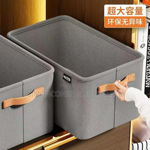 Foldable Multipurpose Hard Fabric Clothes/Closet Organizer - thumbnail 2