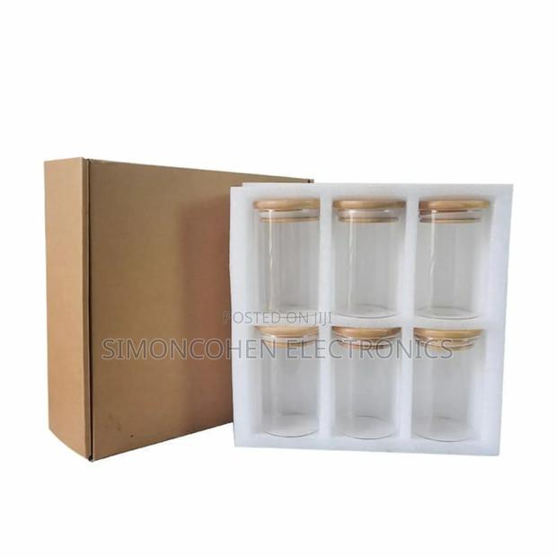 6pcs Spice Jars High Borosilicate Material - main view