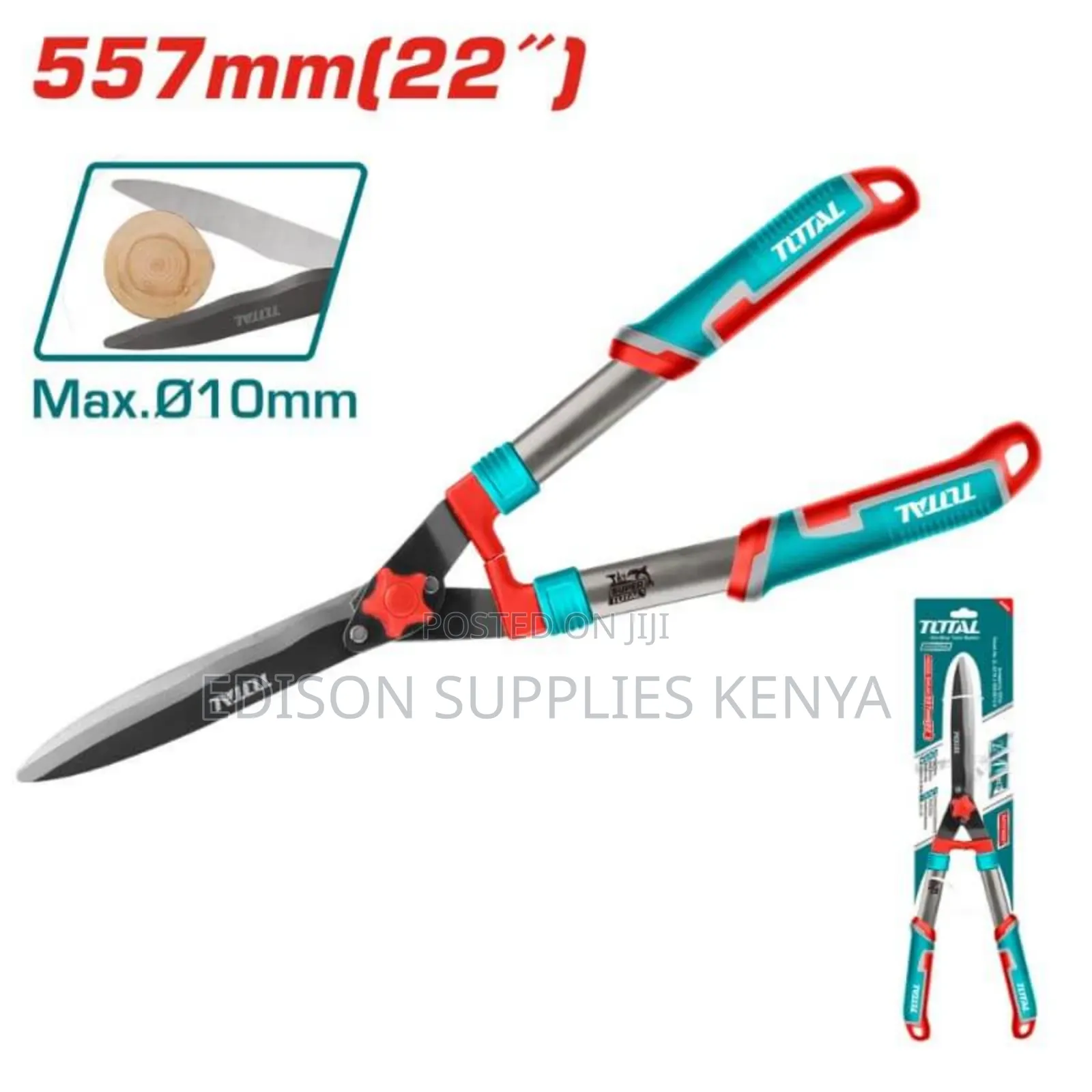 Total Hedge Shears 23" Gardening Scissors Hedge Clippers