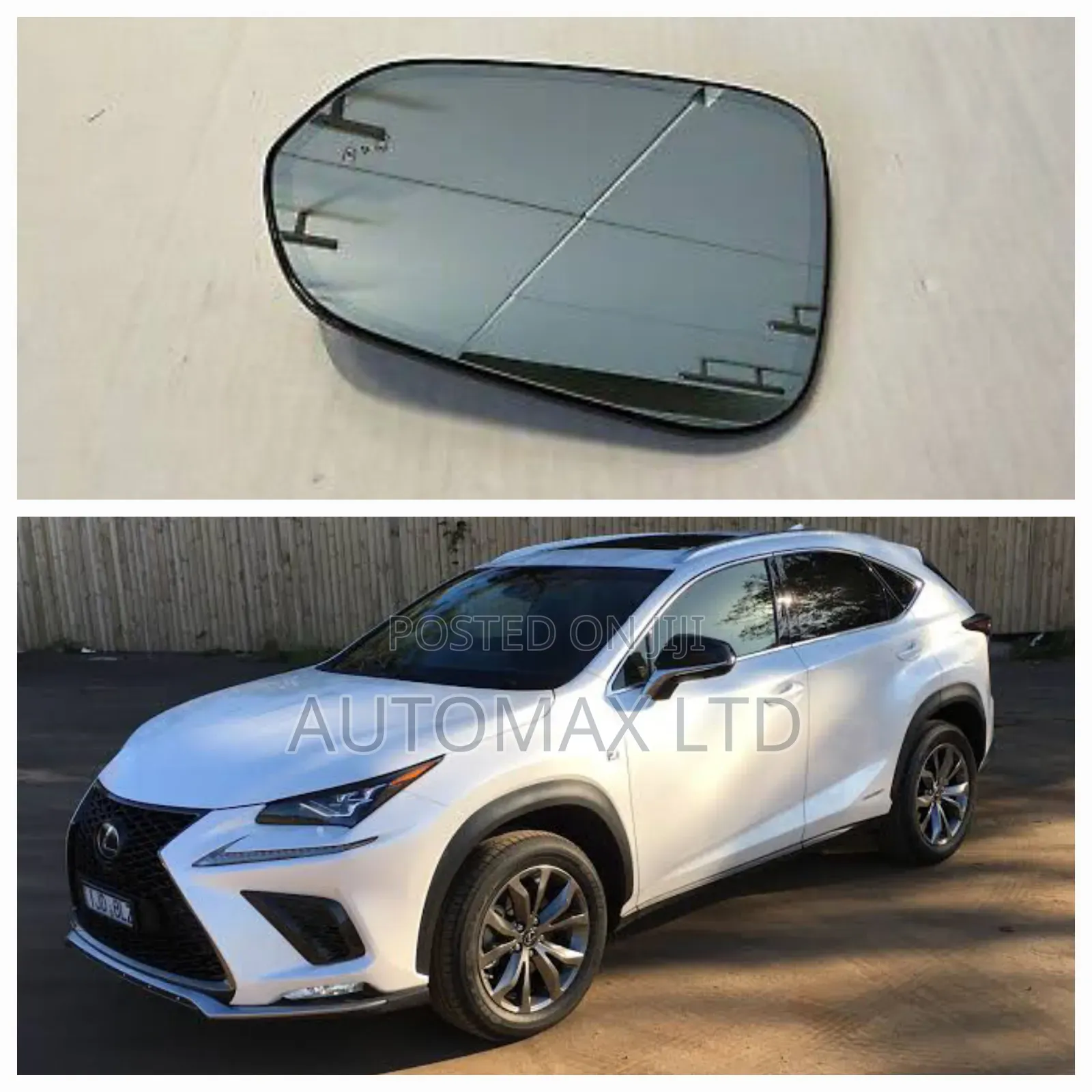 Lexus Nx 300h F Sport, Side Mirror Lens (Left)