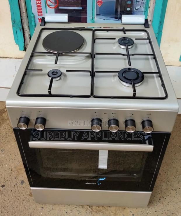*Simfer Cooker 60cmx60cm 3gas+1electric, Jet Valve Burners