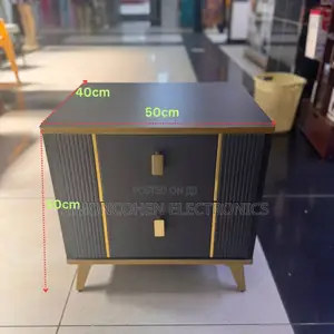 Wooden Bedside Table With Drawers