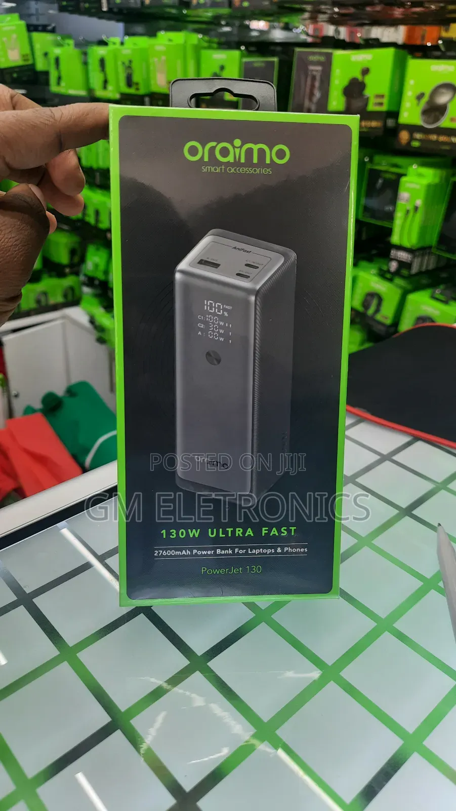 130w Ultra-Fast 27600mah Powerbank-Opb-727sq .