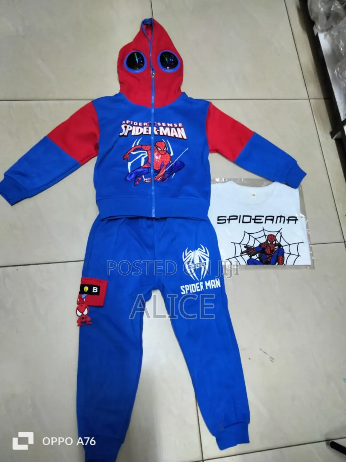 Spiderman Suit for Kids (3 Piece Set)