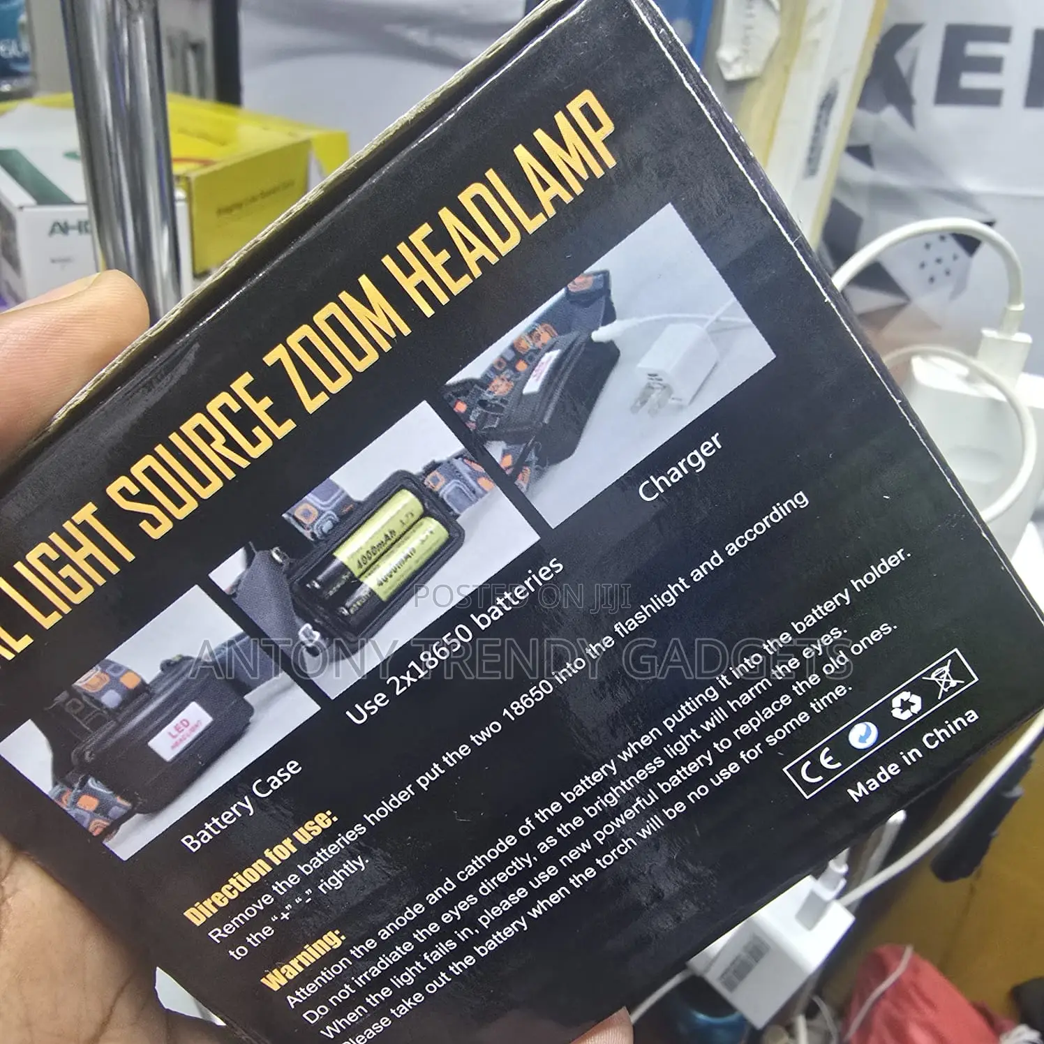 High Power Rechargeable Led Headlamp
