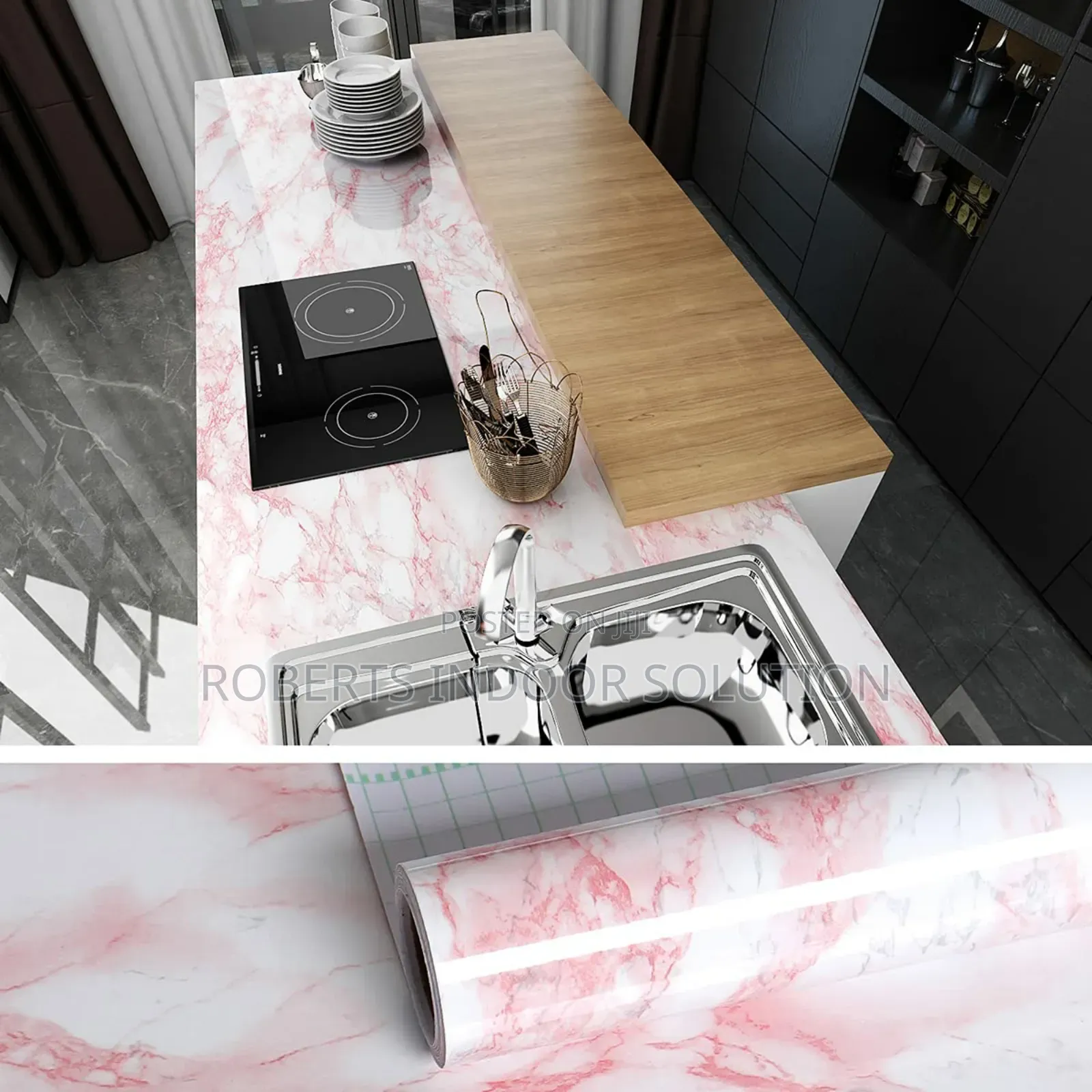 Looking a Way to Update Your Kitchen Try Contact Paper