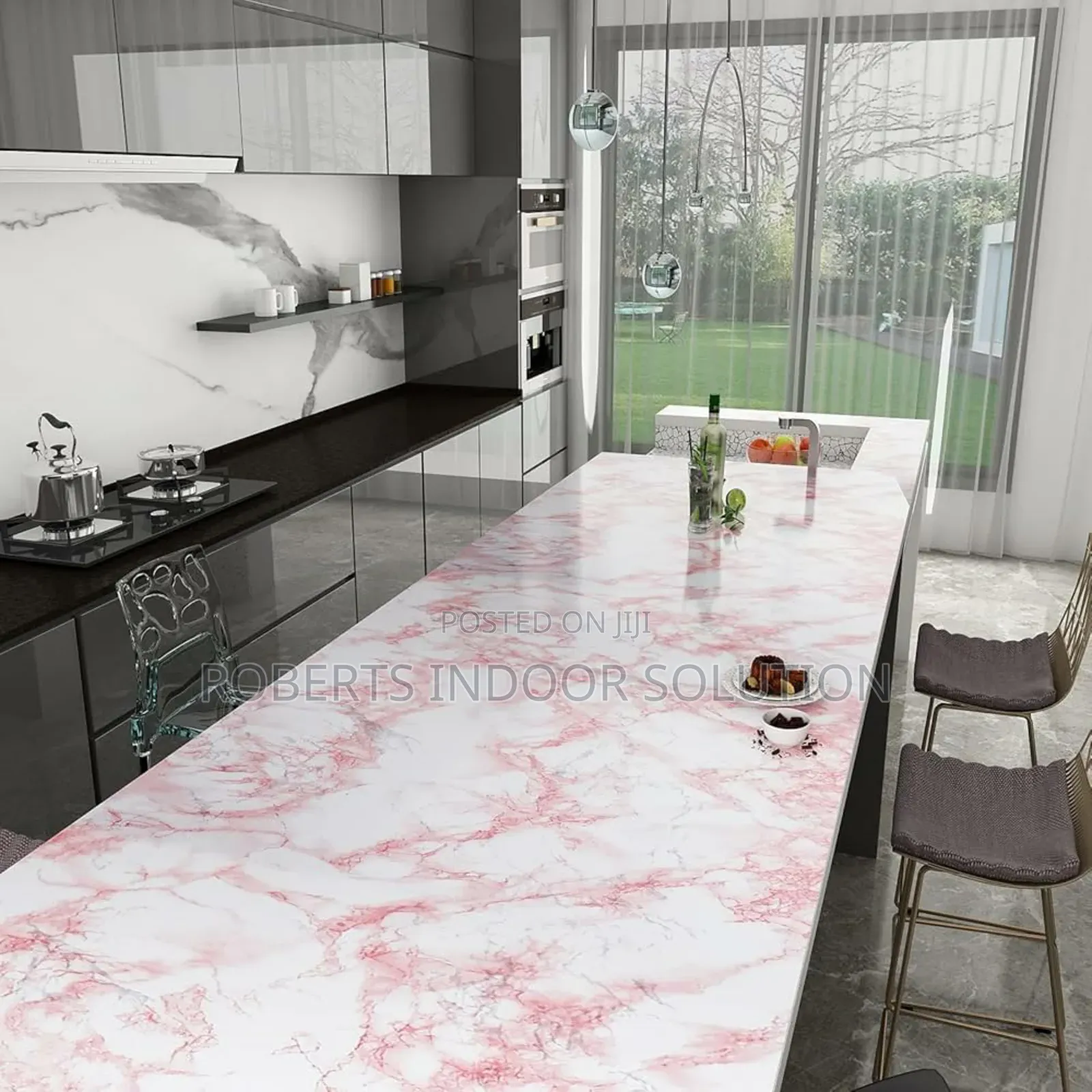 Looking a Way to Update Your Kitchen Try Contact Paper