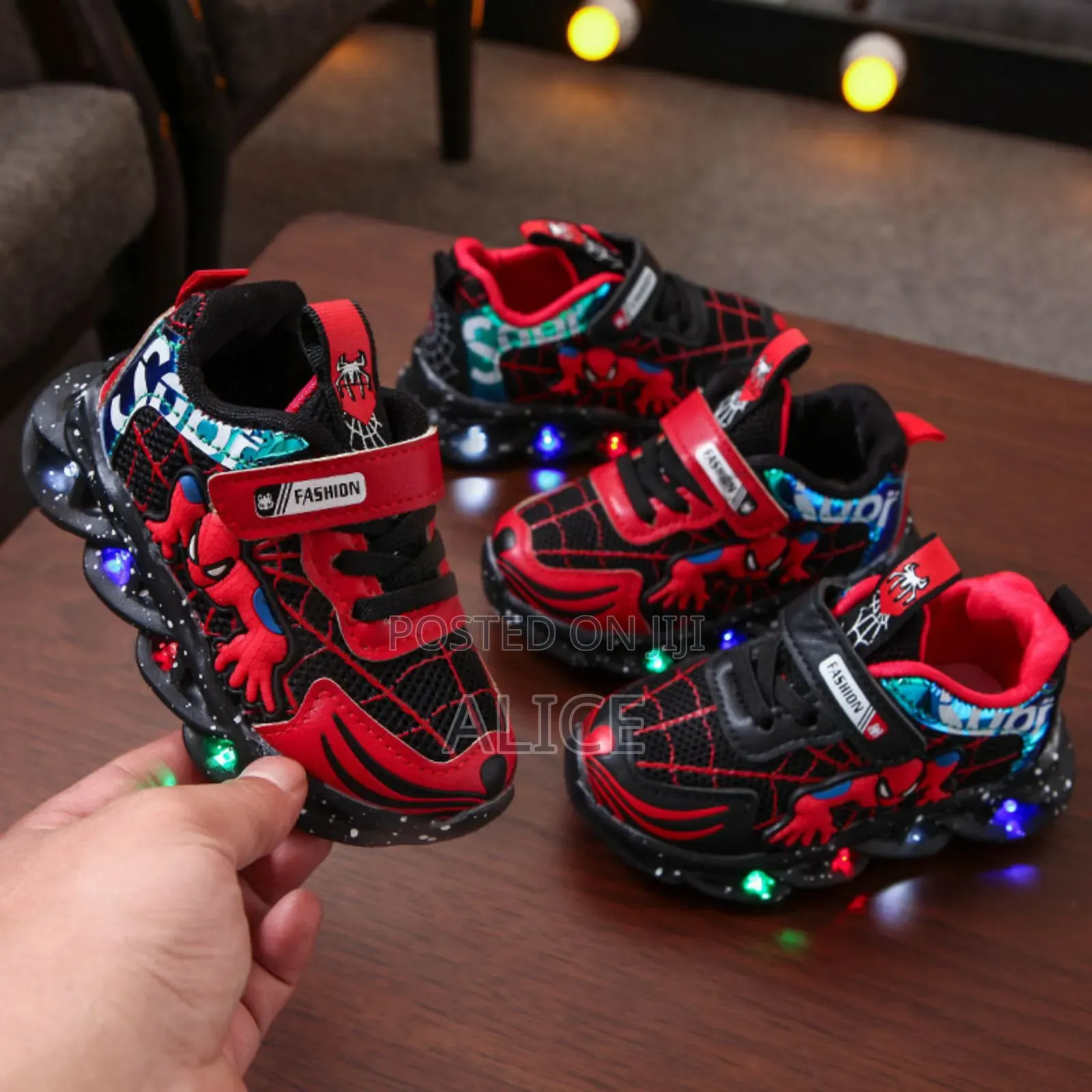 Spider-Man Light Up Sneakers for Boys