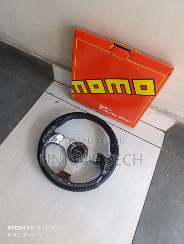Momo Steering Carbon Style / Universal Fit Steering Wheel