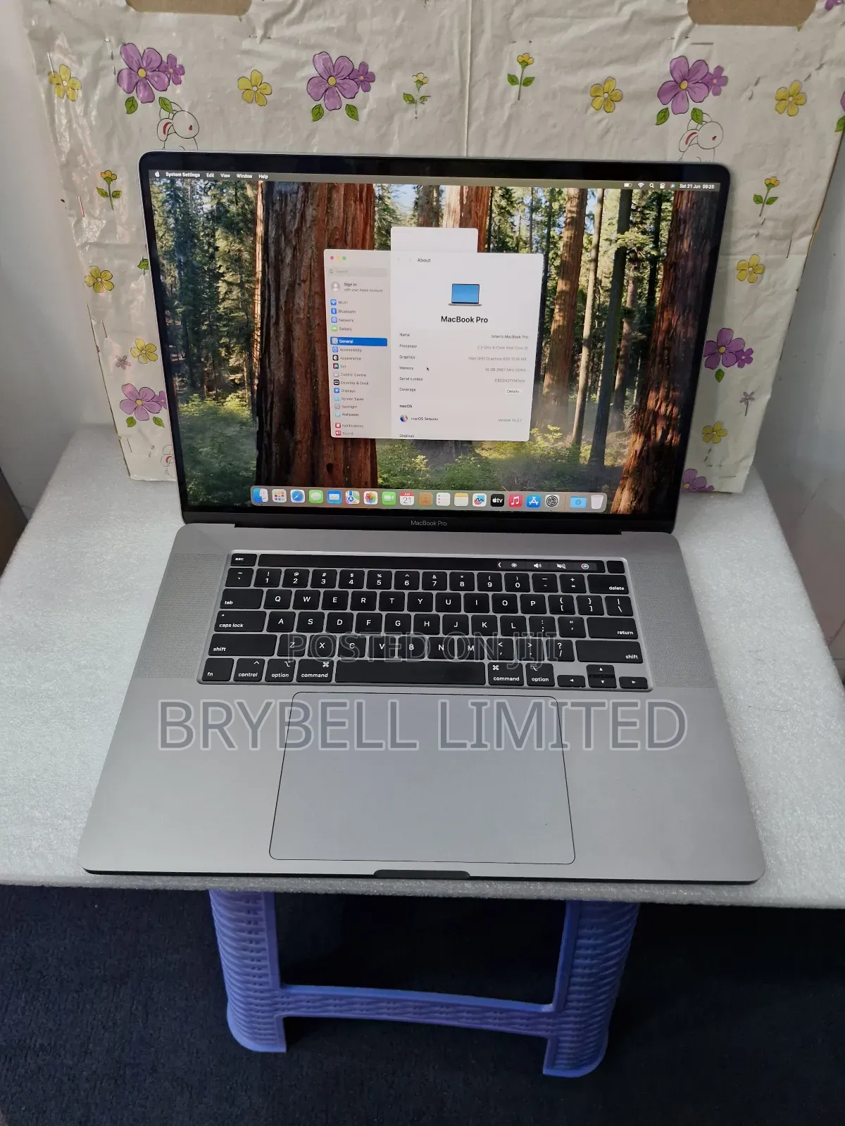 Laptop Apple MacBook Pro 2019 16GB Intel Core I7 SSD 1T