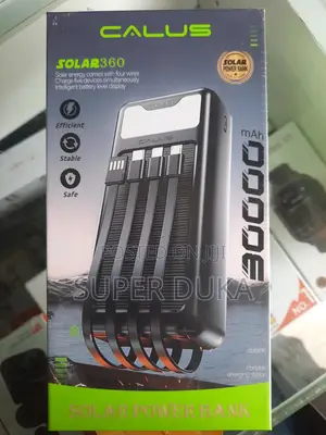 Solar Power Bank.30000 Mah Calus Solar360