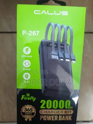 Calus P-267 20000mah Power Bank.Built in Cables