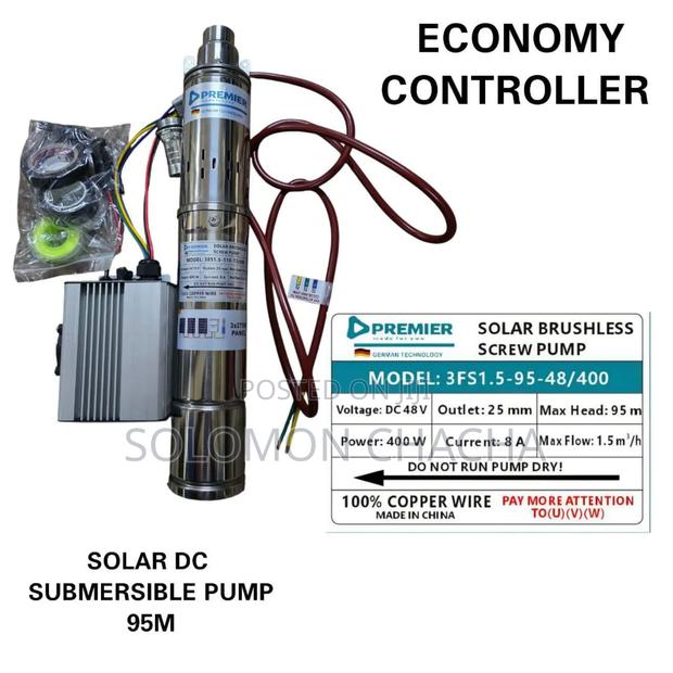 Premier 95m 400w 48v Solar Dc Submersible Pump Best Quality