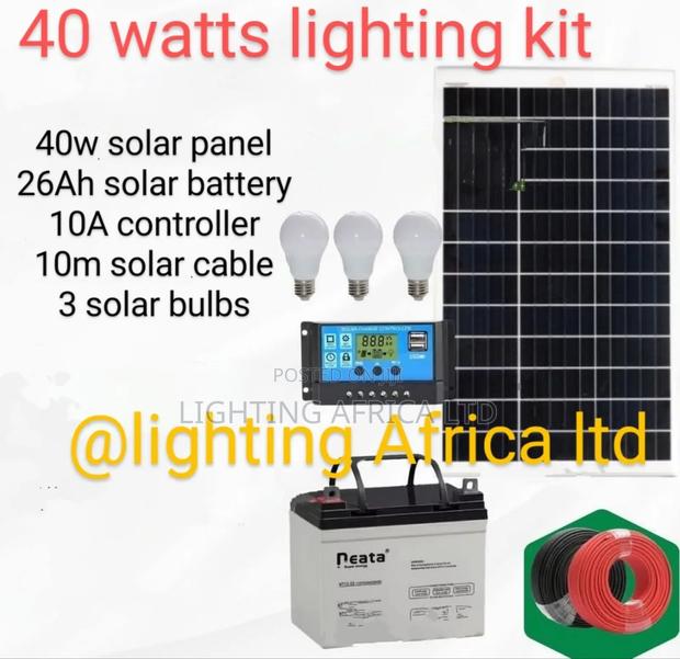 Home 40 Watts Lighting Solar Kit - main view