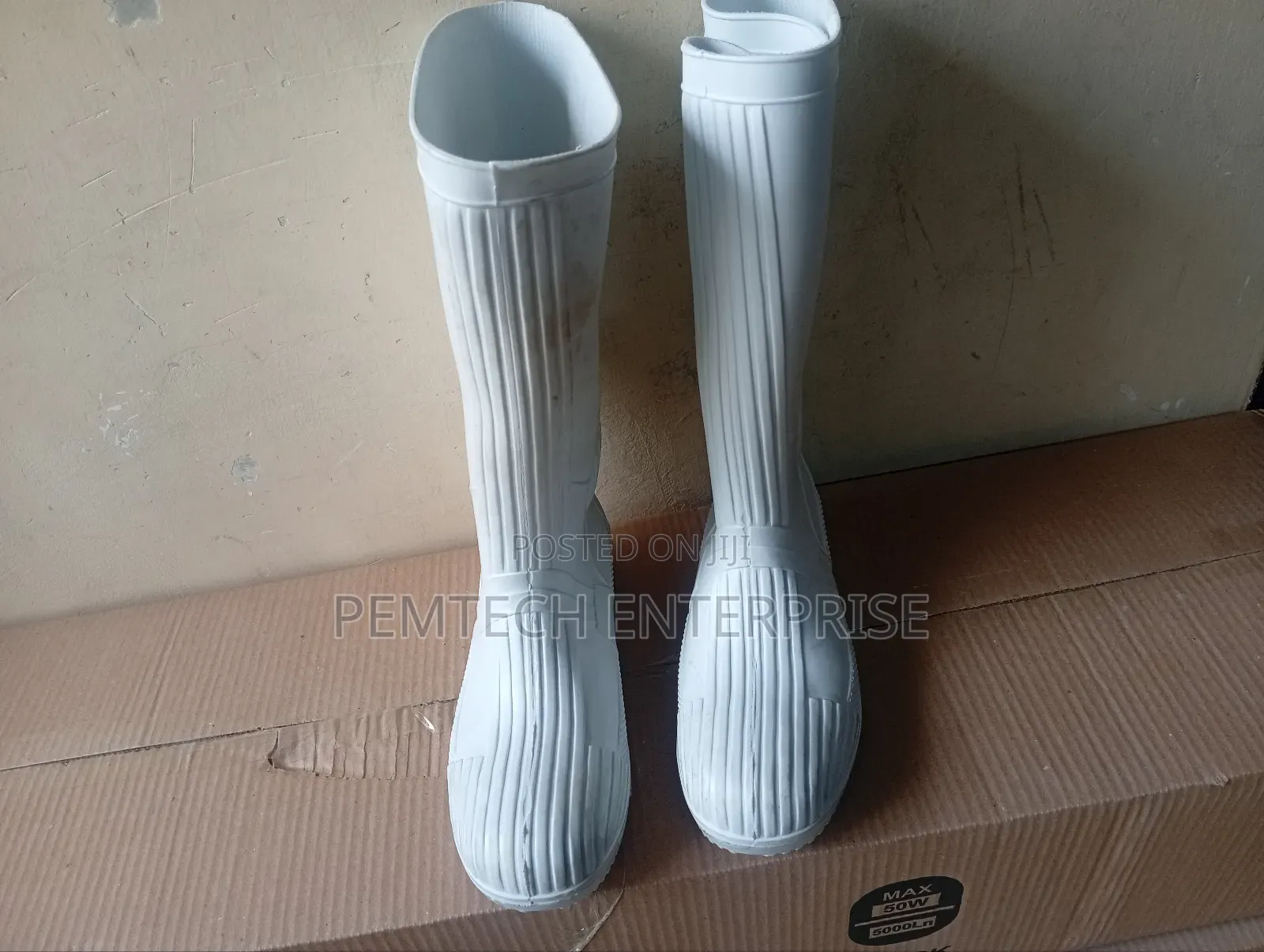 Safety White Gumboots