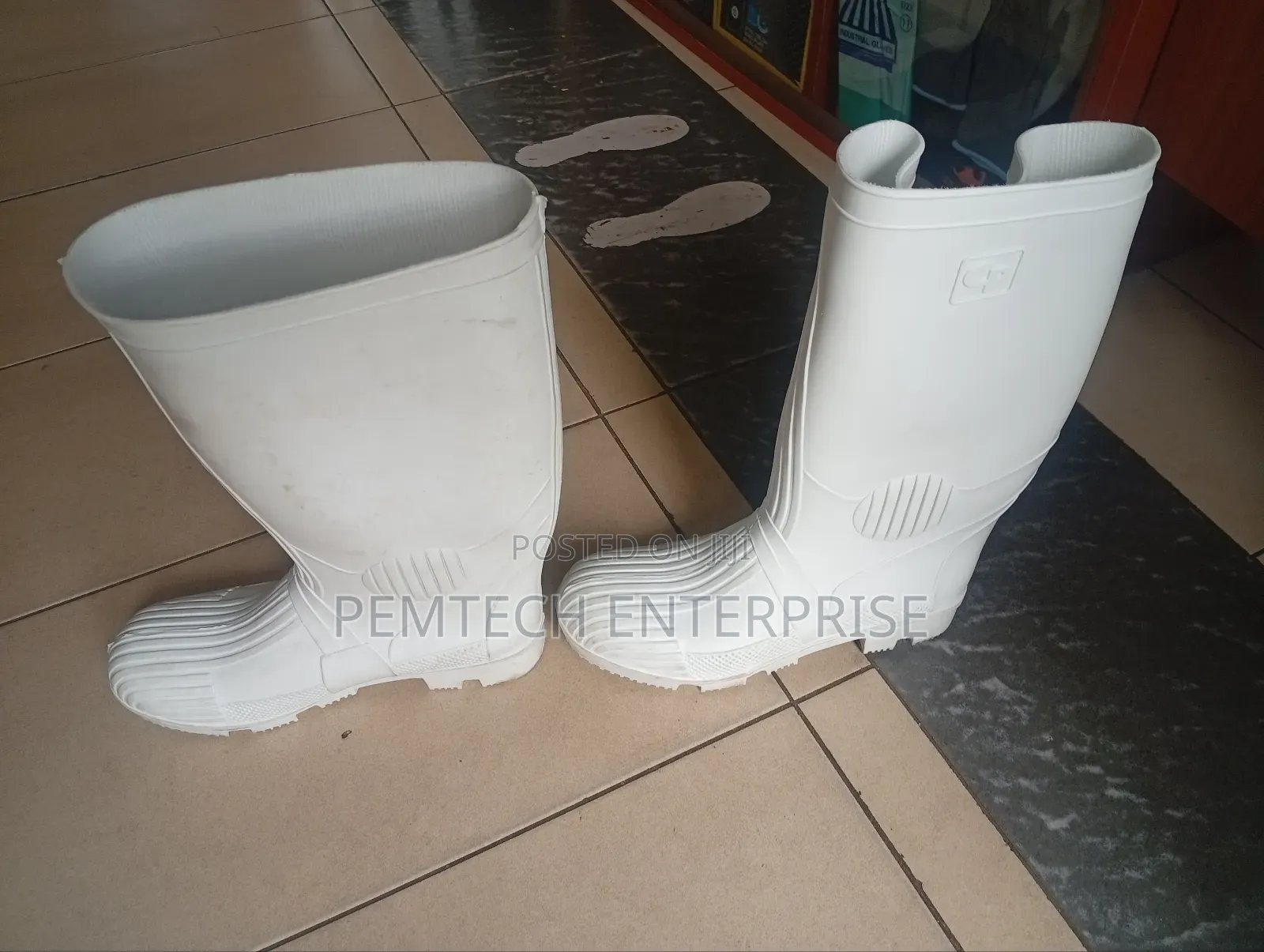 Safety White Gumboots