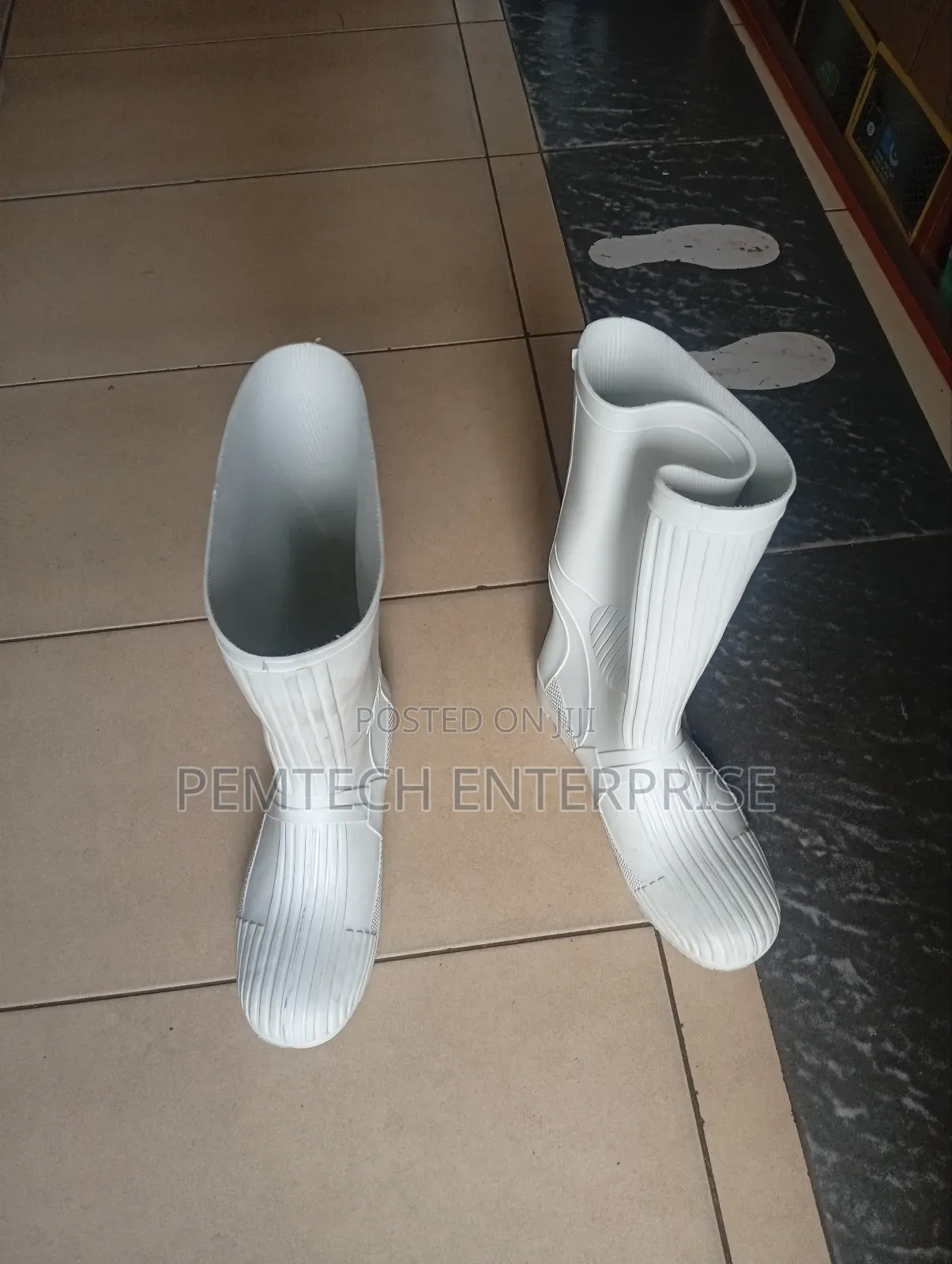Safety White Gumboots