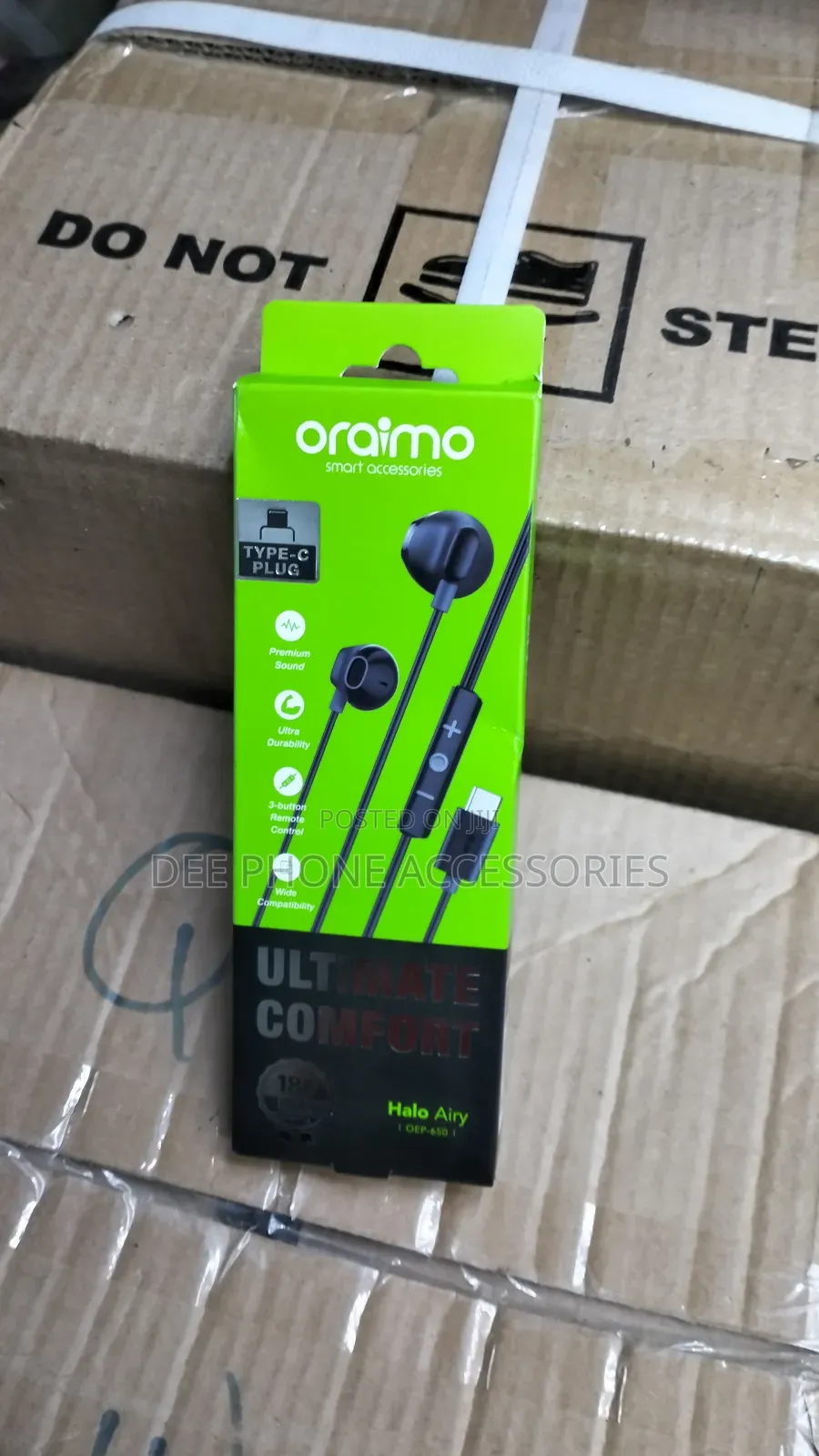 Oraimo Type C Wired Earphones
