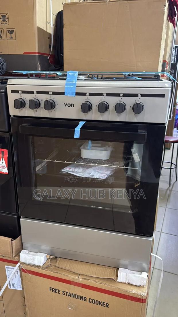 Von Stand Cooker 60cm by 60cm Silver - main view