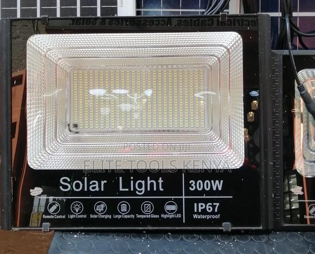 Brand New 300w Floodlight and Solar - main view